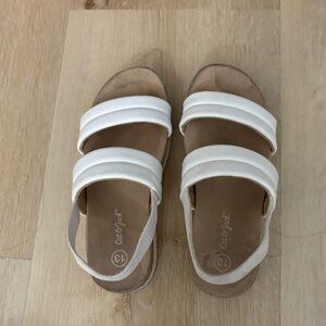 Cat & Jack white Double Strap Sandals